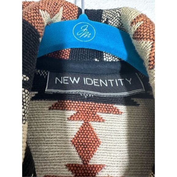 New Identity Womens Jacket Southwestern Tapestry Aztec Sz 2XL Cotton - Picture 6 of 13